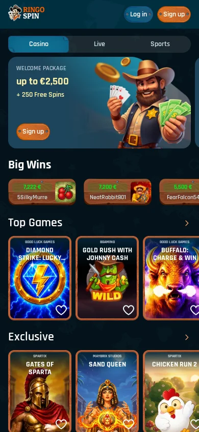 L'App di Ringospin Casino